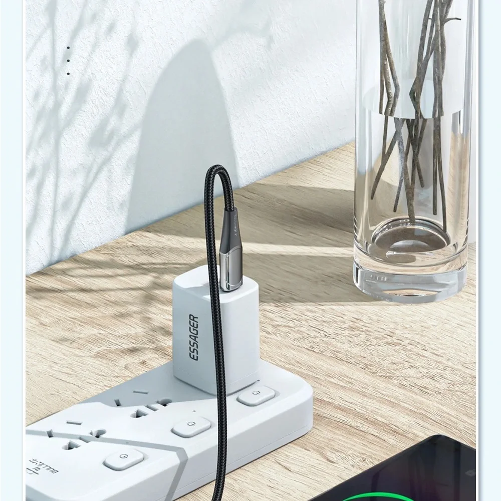 USB Type-C To USB C Cable 100W/5A PD Fast Charging Charger